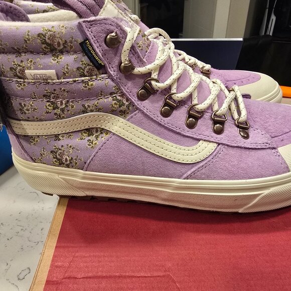 Vans Sk8-Hi DR MTE 2 Vintage Purple Men's Shoes Boots VN0009QMBUG Sz 9.5 NEW - Picture 1 of 11